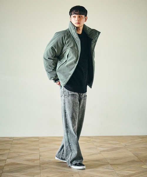 LAKOLE（ラコレ）の「コールMIL中綿ブルゾン / 587080（ブルゾン・メンズ・カーキ/アイボリー/ブラック・MEDIUM/LARGE/X-LARGE）」の7枚目の写真