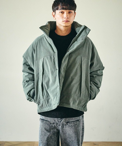 LAKOLE（ラコレ）の「コールMIL中綿ブルゾン / 587080（ブルゾン・メンズ・カーキ/アイボリー/ブラック・MEDIUM/LARGE/X-LARGE）」の8枚目の写真
