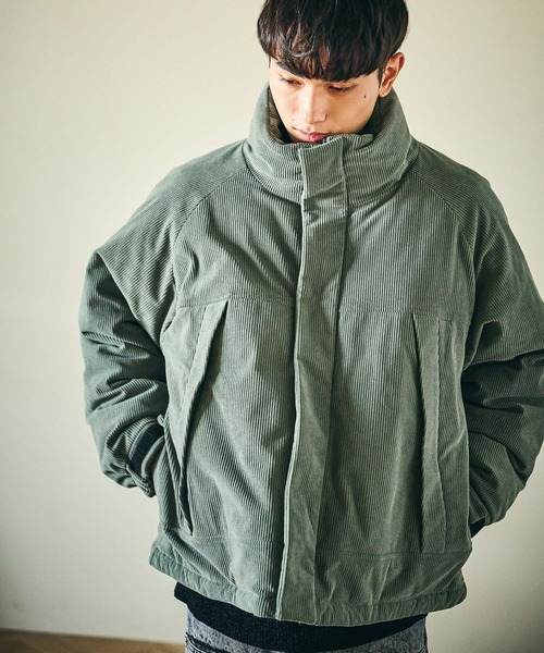 LAKOLE（ラコレ）の「コールMIL中綿ブルゾン / 587080（ブルゾン・メンズ・カーキ/アイボリー/ブラック・MEDIUM/LARGE/X-LARGE）」の9枚目の写真