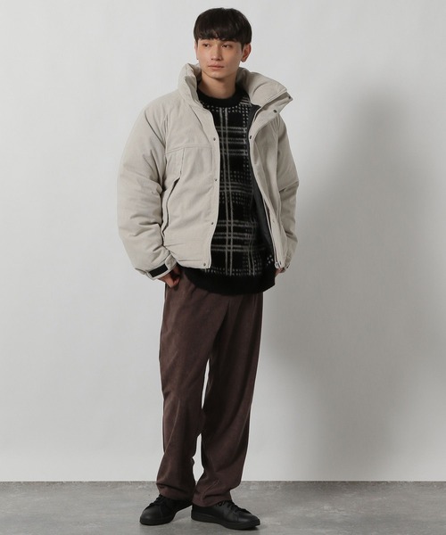 LAKOLE（ラコレ）の「コールMIL中綿ブルゾン / 587080（ブルゾン・メンズ・カーキ/アイボリー/ブラック・MEDIUM/LARGE/X-LARGE）」の10枚目の写真