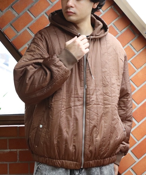 8(eight)(エイト)の「ショート丈リバーシブルパーカー(ブルゾン・メンズ・カーキ/ブラック/ブラウン・MEDIUM/LARGE)」の18枚目の写真