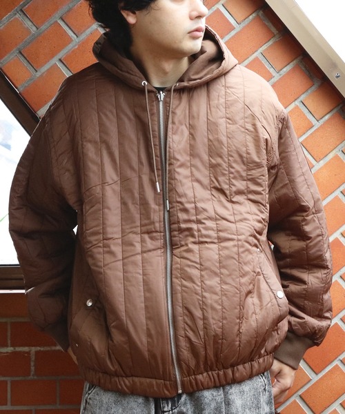 8(eight)(エイト)の「ショート丈リバーシブルパーカー(ブルゾン・メンズ・カーキ/ブラック/ブラウン・MEDIUM/LARGE)」の19枚目の写真