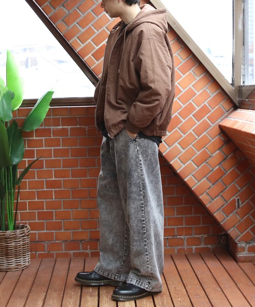 8(eight)(エイト)の「ショート丈リバーシブルパーカー(ブルゾン・メンズ・カーキ/ブラック/ブラウン・MEDIUM/LARGE)」の20枚目の写真