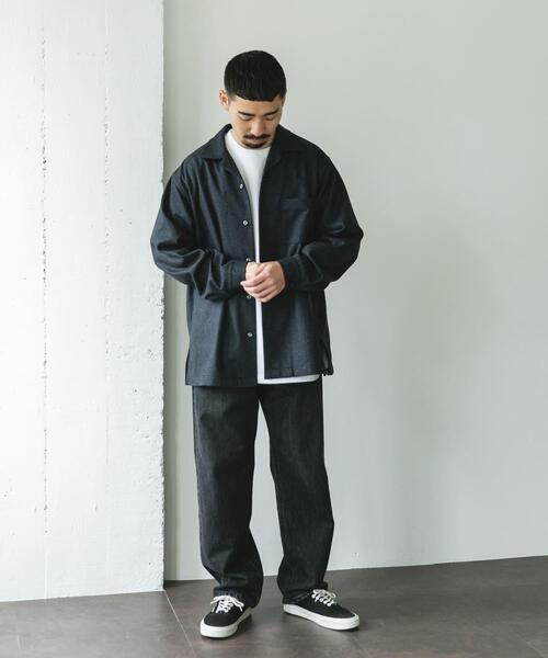 セール】ジャージメルトンオープンカラーシャツ（シャツ/ブラウス