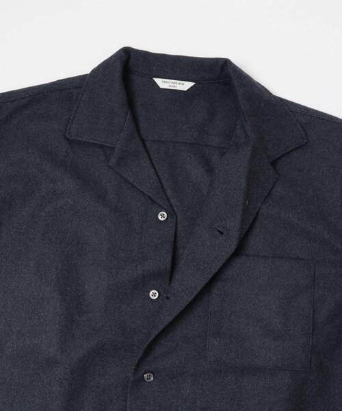 URBAN RESEARCH DOORS（アーバンリサーチドアーズ）の「ジャージメルトンオープンカラーシャツ（シャツ/ブラウス・メンズ・ネイビー/チャコールグレー・MEDIUM/LARGE）」の22枚目の写真