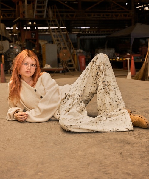 アニマルパターンJ/Wワイドストレートパンツ（その他パンツ）｜ACLENT