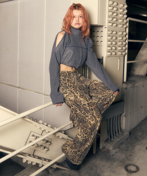 アニマルパターン ワイドストレートパンツ セール】アニマルパターンJ/Wワイドストレートパンツ（その他パンツ