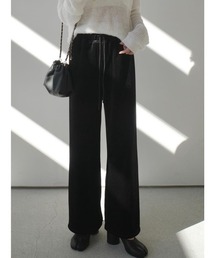 amel | ベルベットロングパンツ(その他パンツ)