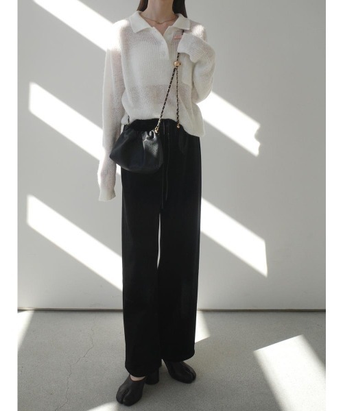 amel（エイメル）の「ベルベットロングパンツ（その他パンツ・レディース・ブラック・FREE）」の10枚目の写真