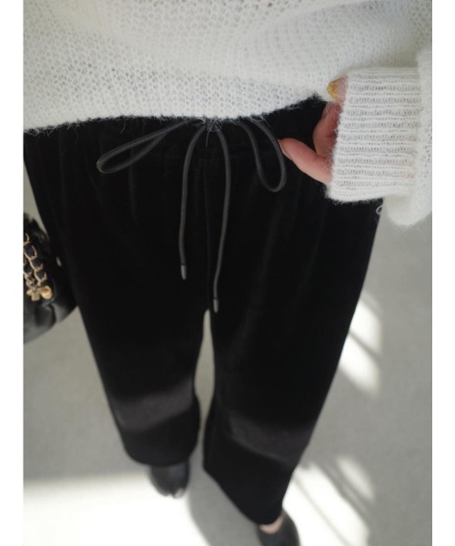 amel（エイメル）の「ベルベットロングパンツ（その他パンツ・レディース・ブラック・FREE）」の13枚目の写真