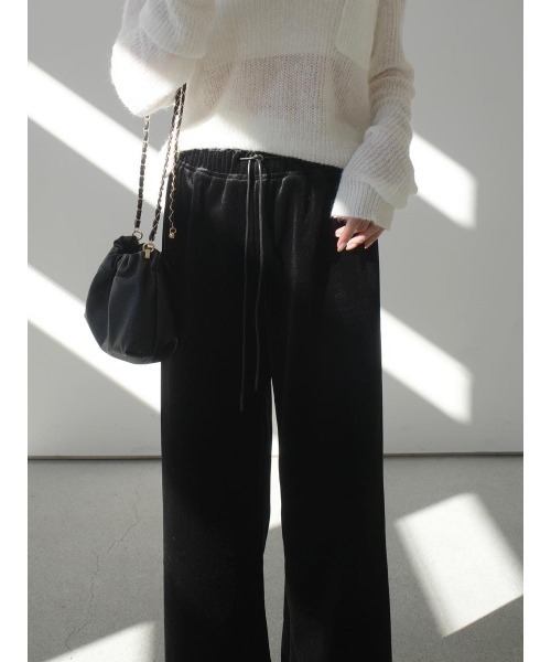 amel（エイメル）の「ベルベットロングパンツ（その他パンツ・レディース・ブラック・FREE）」の14枚目の写真