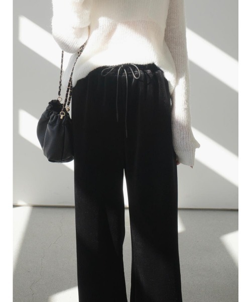 amel（エイメル）の「ベルベットロングパンツ（その他パンツ・レディース・ブラック・FREE）」の17枚目の写真