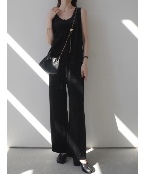 amel（エイメル）の「ベルベットロングパンツ（その他パンツ・レディース・ブラック・FREE）」の19枚目の写真