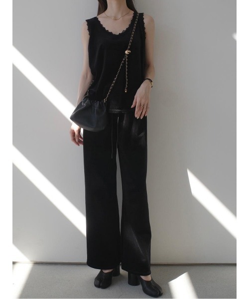 amel（エイメル）の「ベルベットロングパンツ（その他パンツ・レディース・ブラック・FREE）」の20枚目の写真