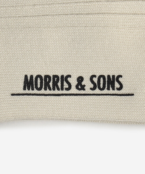 Morris & Sons(モリスアンドサンズ)の「MORRIS & SONS | ソフトリブソックス WOMEN(ソックス/靴下・レディース・オフホワイト/パープル/ブラウン/グレイッシュベージュ・WOMENS)」の7枚目の写真