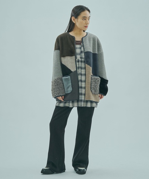 ROSE BUD(ローズバッド)の「CHECK STRAP CAMI(キャミソール・レディース・ブラウン/ブラック・ONE SIZE)」の20枚目の写真