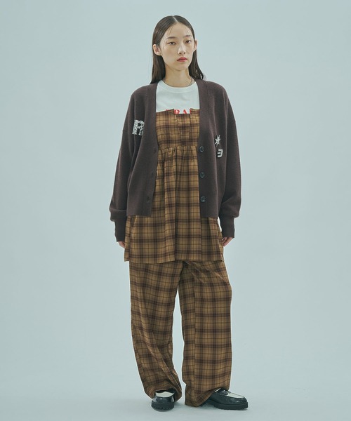 ROSE BUD(ローズバッド)の「CHECK STRAP CAMI(キャミソール・レディース・ブラウン/ブラック・ONE SIZE)」の9枚目の写真