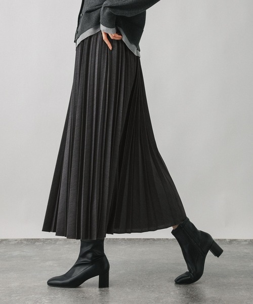 セール】イージーケアプリーツスカート/593329（スカート）｜GLOBAL