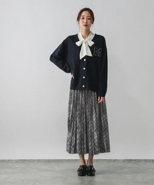 GLOBAL WORK（グローバルワーク）の「イージーケアプリーツスカート/593329（スカート・レディース・ベージュ系その他3/グレー系その他6/ブラック系その他/ダークブルー/グレー系その他7・SHORT/REGULAR）」の16枚目の写真