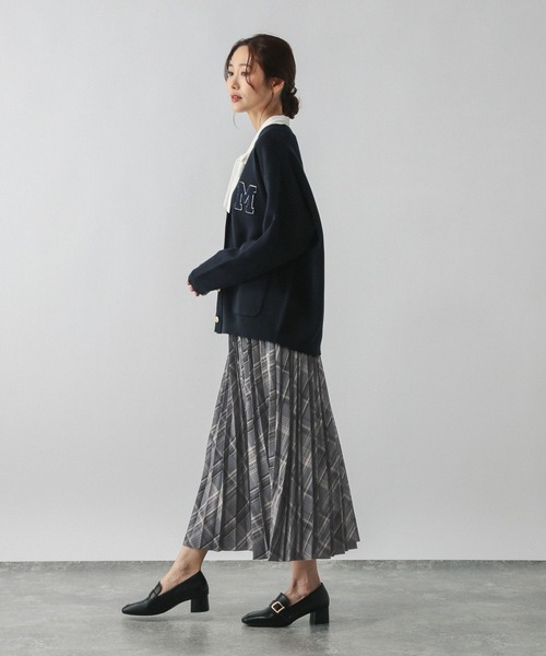 GLOBAL WORK（グローバルワーク）の「イージーケアプリーツスカート/593329（スカート・レディース・ベージュ系その他3/グレー系その他6/ブラック系その他/ダークブルー/グレー系その他7・SHORT/REGULAR）」の17枚目の写真