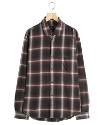 ARKnets（アークネッツ）の「REMI RELIEF NAVY LABEL / レミレリーフ ネイビーレーベル：オンブレネルチェックシャツ：RN29373074AK[STD]（シャツ/ブラウス）」