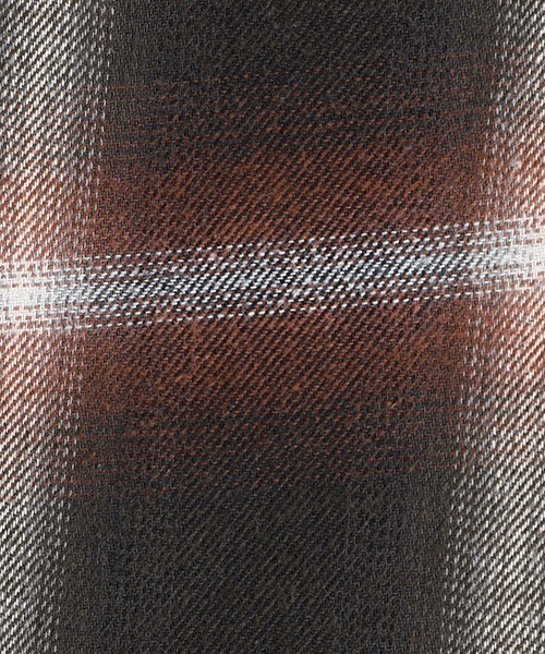 REMI RELIEF NAVY LABEL（レミレリーフネイビーレーベル）の「REMI RELIEF NAVY LABEL / レミレリーフ ネイビーレーベル：オンブレネルチェックシャツ：RN29373074AK[STD]（シャツ/ブラウス・メンズ・ネイビー/ブラック/ブラウン・M/L）」の16枚目の写真