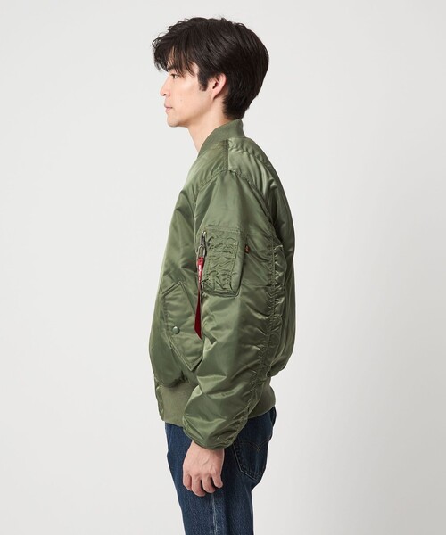 Alpha Industries（アルファインダストリーズ）の「＜ALPHA INDUSTRIES＞MA-1 CORE ジャケット ブルゾン（その他アウター・メンズ・ブラック/オリーブ・L）」の7枚目の写真