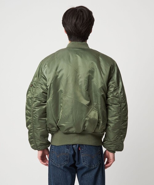 Alpha Industries（アルファインダストリーズ）の「＜ALPHA INDUSTRIES＞MA-1 CORE ジャケット ブルゾン（その他アウター・メンズ・ブラック/オリーブ・L）」の8枚目の写真
