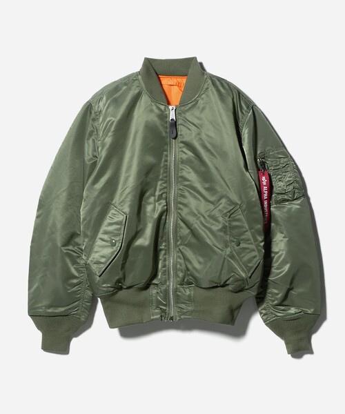 Alpha Industries（アルファインダストリーズ）の「＜ALPHA INDUSTRIES＞MA-1 CORE ジャケット ブルゾン（その他アウター・メンズ・ブラック/オリーブ・L）」の9枚目の写真