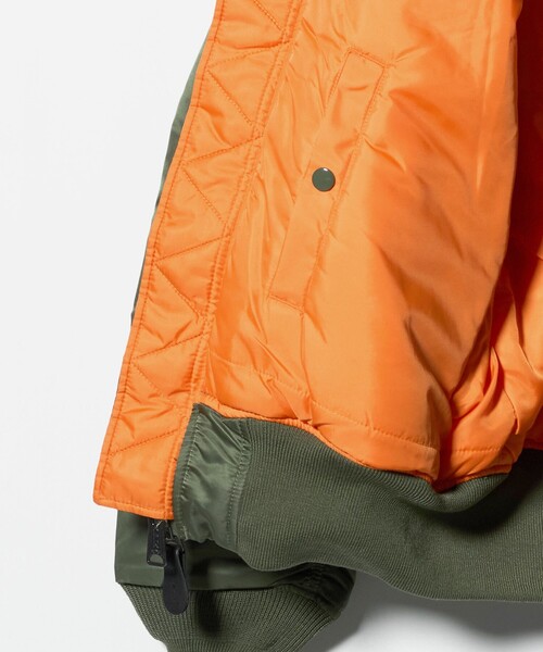 Alpha Industries（アルファインダストリーズ）の「＜ALPHA INDUSTRIES＞MA-1 CORE ジャケット ブルゾン（その他アウター・メンズ・ブラック/オリーブ・L）」の18枚目の写真