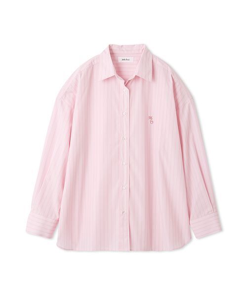 Mila Owen(ミラオーウェン)の「2WAYカシュクールーオーバーサイズシャツ(シャツ/ブラウス・レディース・ホワイト/ミント/ブルー/ピンク/ネイビー・1/0)」の5枚目の写真