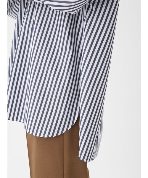 Mila Owen(ミラオーウェン)の「2WAYカシュクールーオーバーサイズシャツ(シャツ/ブラウス・レディース・ホワイト/ミント/ブルー/ピンク/ネイビー・1/0)」の11枚目の写真