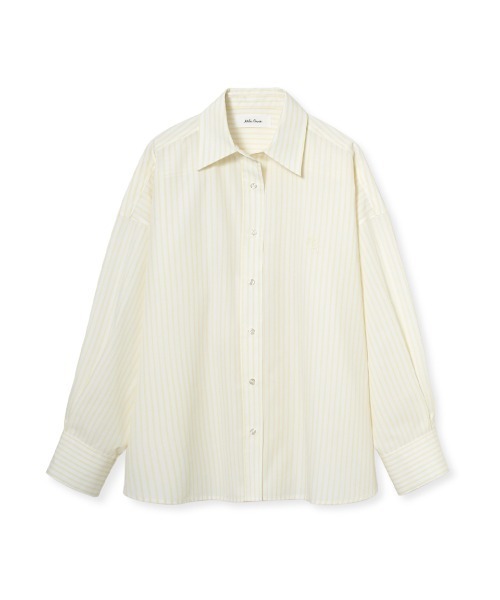 Mila Owen(ミラオーウェン)の「2WAYカシュクールーオーバーサイズシャツ(シャツ/ブラウス・レディース・ホワイト/ミント/ブルー/ピンク/ネイビー・1/0)」の2枚目の写真