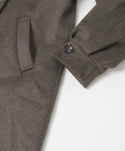 F by ROSSO(エフバイロッソ)の「F by ROSSO 『UR TECH』ビーバーステンカラーロングコート(ステンカラーコート・レディース・ブラック/ブラウン・FREE)」の15枚目の写真