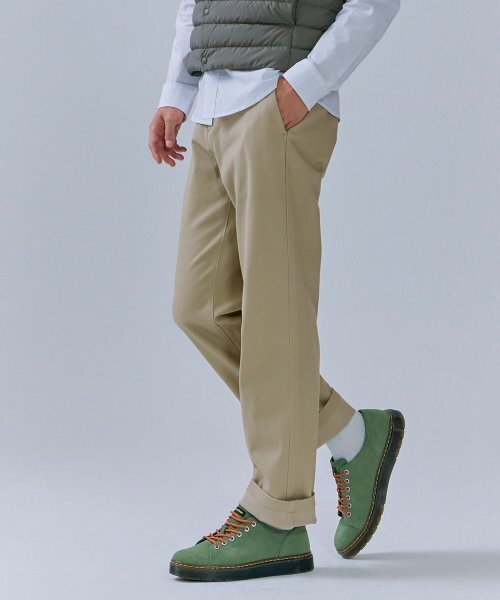 CHASECULT(チェイスカルト)の「メンズ ストレート チノ 裏起毛 パンツ-CFZK2202C0X(その他パンツ・メンズ・Beige・70/76/82/86/92)」の2枚目の写真