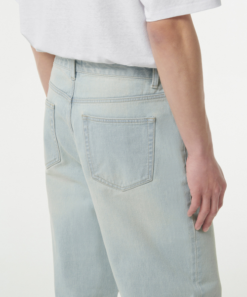 MUSINSA STANDARD（ムシンサスタンダード）の「ルーズストレートデニムパンツ[ブリーチ]（デニムパンツ・メンズ・その他・40/38/33/26/27/28/29/42/36/34/32/30/31）」の3枚目の写真
