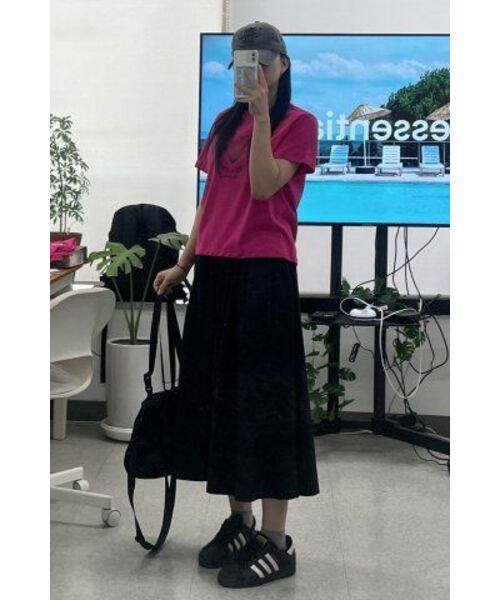 THE GREEN LAB（ザグリーンラボ）の「ハートプラネット1 グラフィック半袖Tシャツ [ピンク]（Tシャツ/カットソー・レディース・その他・FREE）」の17枚目の写真
