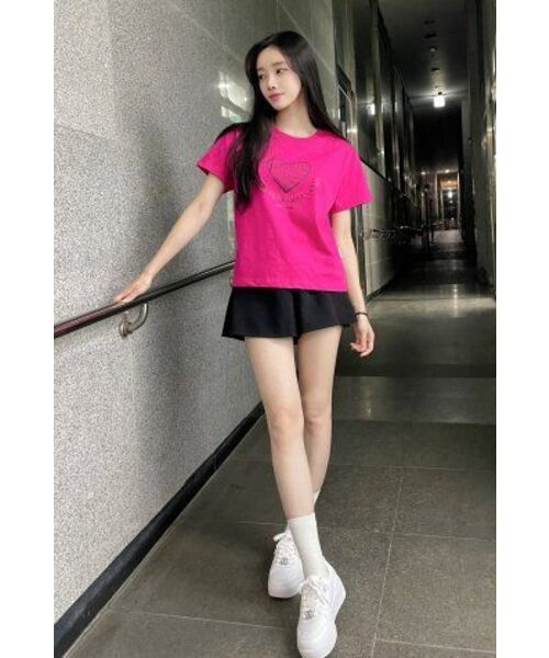 THE GREEN LAB（ザグリーンラボ）の「ハートプラネット1 グラフィック半袖Tシャツ [ピンク]（Tシャツ/カットソー・レディース・その他・FREE）」の19枚目の写真