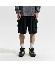 Deep One Tuck Cargo Sweat Shorts [4 Colors]