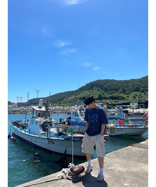 XERO（ゼロ）の「Deep One Tuck Cargo Sweat Shorts [4 Colors]（その他パンツ・メンズ・ホワイト/オートミール/ブラック/グレー・LARGE/MEDIUM）」の7枚目の写真