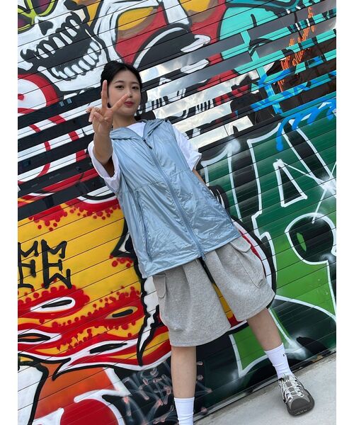 XERO（ゼロ）の「Deep One Tuck Cargo Sweat Shorts [4 Colors]（その他パンツ・メンズ・ホワイト/オートミール/ブラック/グレー・LARGE/MEDIUM）」の8枚目の写真