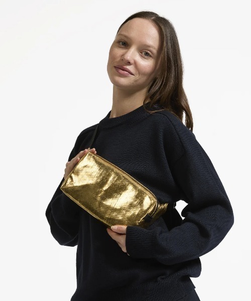 Jack Gomme（ジャックゴム）の「【JACK GOMME】ナイロン ボディバッグ ウェストポーチ　BLOOM（ボディバッグ/ウエストポーチ・レディース・ゴールド・FREE）」の3枚目の写真