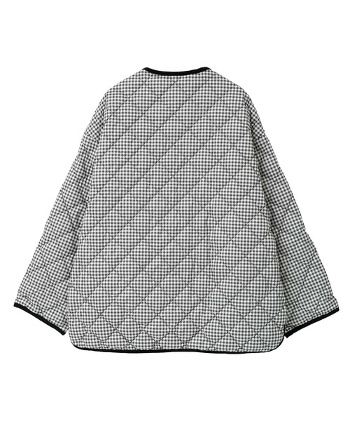 LOGEMENT DE CLAIRE(ロジュモンドクレール)の「【Gymphlex/ジムフレックス】 QUILT DOWN COLLARLESS JACKET(ダウンジャケット/コート・レディース・チェック・FREE)」の2枚目の写真