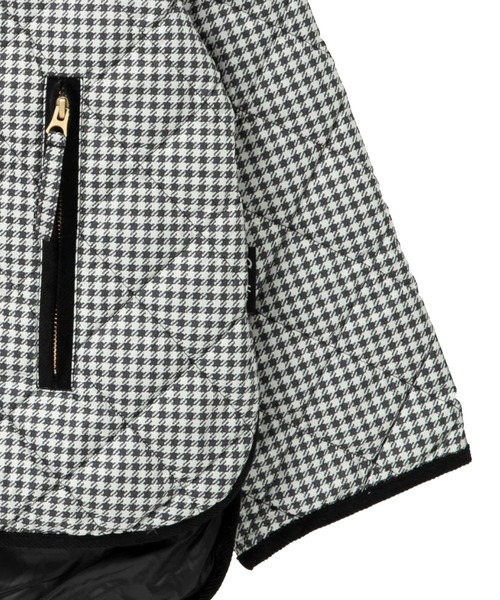 LOGEMENT DE CLAIRE(ロジュモンドクレール)の「【Gymphlex/ジムフレックス】 QUILT DOWN COLLARLESS JACKET(ダウンジャケット/コート・レディース・チェック・FREE)」の4枚目の写真