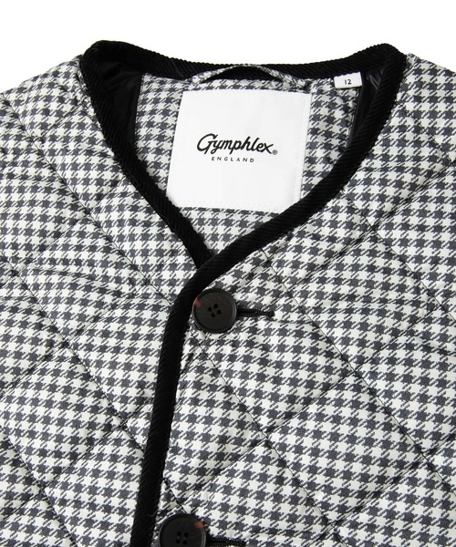 LOGEMENT DE CLAIRE(ロジュモンドクレール)の「【Gymphlex/ジムフレックス】 QUILT DOWN COLLARLESS JACKET(ダウンジャケット/コート・レディース・チェック・FREE)」の6枚目の写真