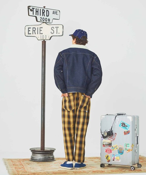 Lee（リー）の「Lee/リー【暖】ボアストームライダー アウター/コーデュロイセットアップ可（デニムジャケット・メンズ・ブラック/ブルー/インディゴブルー/ブラウン・SMALL/MEDIUM/LARGE/X-LARGE）」の22枚目の写真