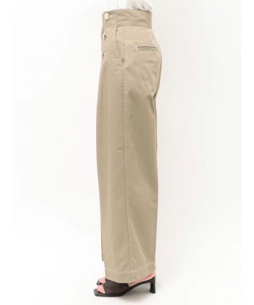 Dickies(ディッキーズ)の「【Dickies別注】マリンタックワイドパンツ(その他パンツ・レディース・ベージュ/ネイビー/ダークブラウン/ダークグリーン・SMALL/MEDIUM)」の9枚目の写真