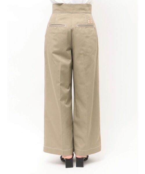 Dickies(ディッキーズ)の「【Dickies別注】マリンタックワイドパンツ(その他パンツ・レディース・ベージュ/ネイビー/ダークブラウン/ダークグリーン・SMALL/MEDIUM)」の10枚目の写真