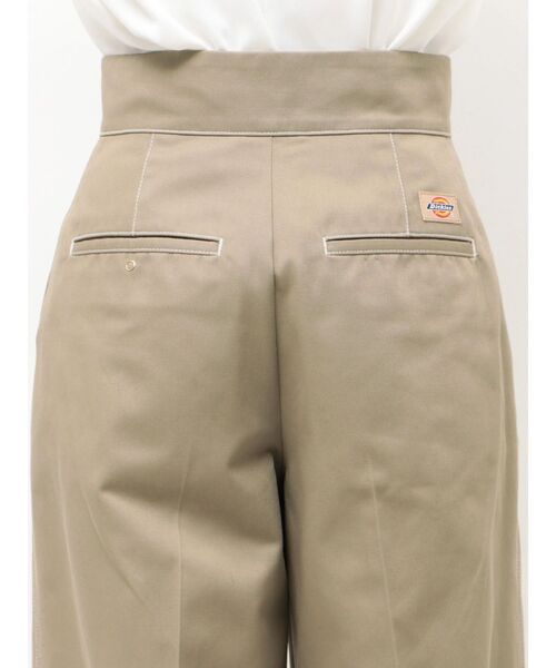 Dickies(ディッキーズ)の「【Dickies別注】マリンタックワイドパンツ(その他パンツ・レディース・ベージュ/ネイビー/ダークブラウン/ダークグリーン・SMALL/MEDIUM)」の11枚目の写真