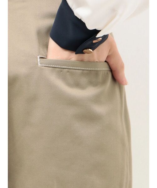 Dickies(ディッキーズ)の「【Dickies別注】マリンタックワイドパンツ(その他パンツ・レディース・ベージュ/ネイビー/ダークブラウン/ダークグリーン・SMALL/MEDIUM)」の12枚目の写真